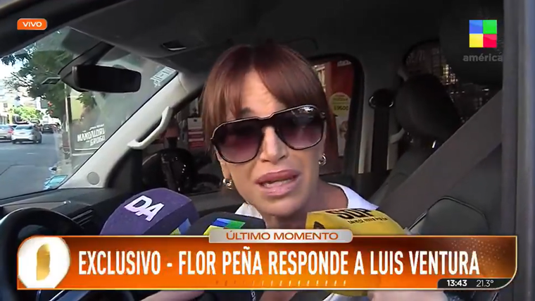 Florencia Peña explotó contra Luis Ventura. Florencia Peña explotó contra Luis Ventura.