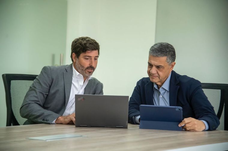Jorge Macri junto a Ignacio Baistrocchi Foto: Prensa Jorge Macri
