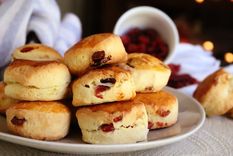 scones de yogurt y arandanos: ricos y sencillos de preparar
