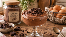 Probá esta mousse de chocolate con 2 huevos duros y cacao amargo Probá esta mousse de chocolate con 2 huevos duros y cacao amargo
