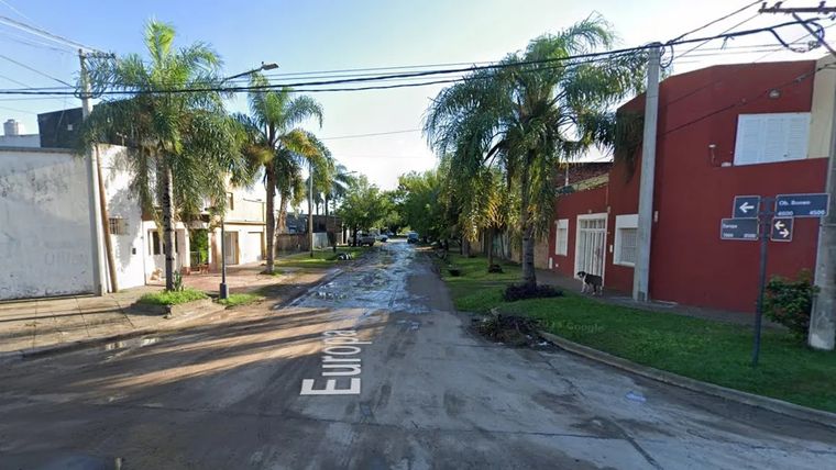 El incendio fatal ocurrió durante la madrugada en barrio San Martín de la ciudad de Santa Fe. Foto: Gentileza