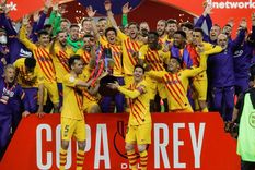 Barcelona es el nuevo campeón de la Copa del Rey. Foto: EFE