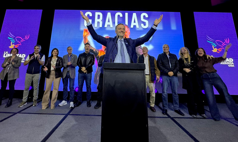 Manuel Adorni, el gran ganador de la noche. Foto: X @madorni