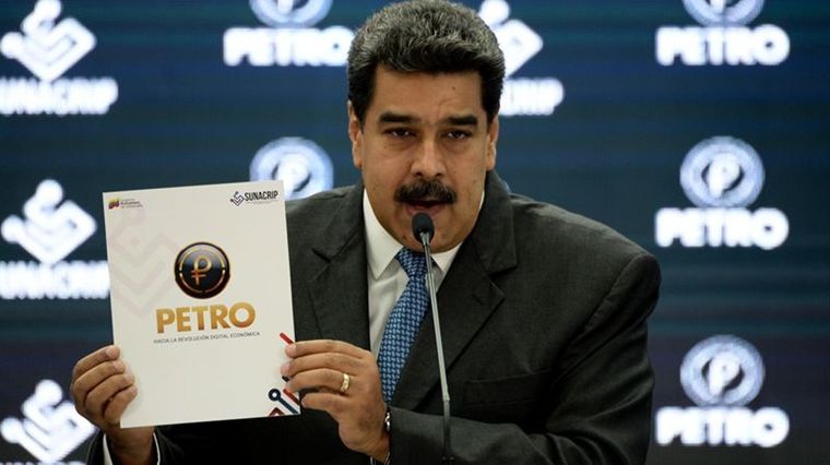 Nicolás Maduro vio en el petro una posible fuente de financiamiento internacional Foto: GETTY IMAGES
