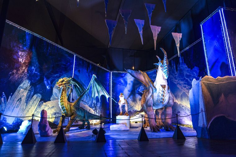 Dinosaurios y dragones fantásticos inauguró en Tecnópolis. Foto: Gentileza Soy Prensa