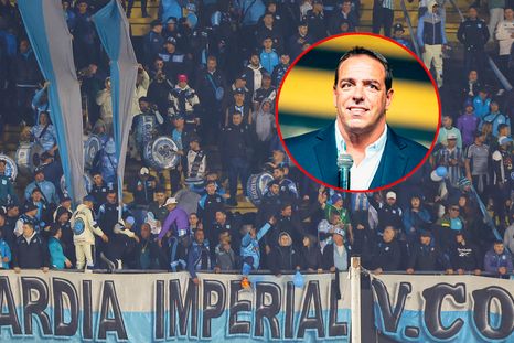 Ignacio Ruglio, presidente de Peñarol, defendió el operativo de la policía con los hinchas de Racing.