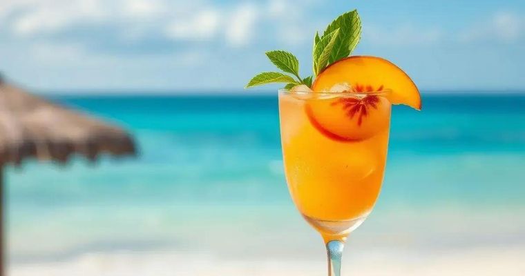 Prepára un daikiri de durazno riquísimo.