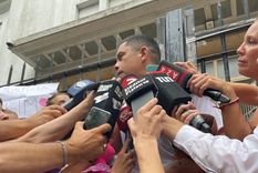 La movilización se realizó frente al Fuero Penal. Foto: José Luis Carut MDZ