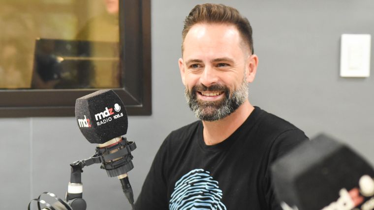 Lucas Paganini visitó los estudios de Radio MDZ. Lucas Paganini visitó los estudios de Radio MDZ.