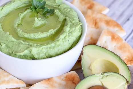 Receta increíble de hummus de aguacate Receta increíble de hummus de aguacate