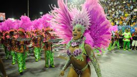 Carnaval a full en Río de Janeiro.