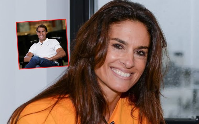 Buena onda Sabatini felicitó a su colega.