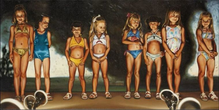 Pieza de arte del artista estadounidense, Damian Loeb. Pieza de arte del artista estadounidense, Damian Loeb.