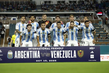 Los jugadores de la Selección argentina le dieron la bienvenida al 2026.