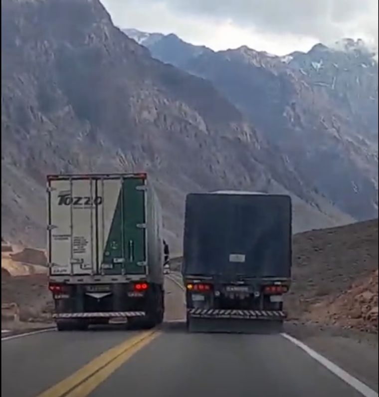 La maniobra fue registrada por un testigo