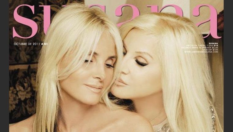 Mercedes Sarrabayrouse y Susana Giménez