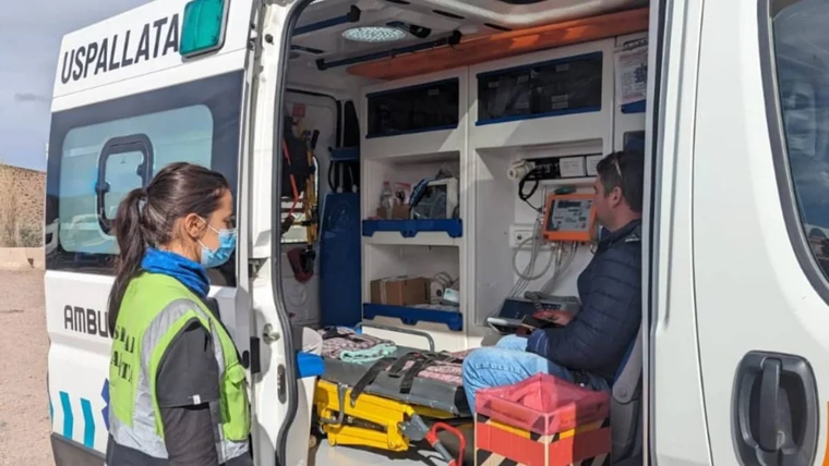Desde el Ministerio de Salud activan el protocolo de invierno tras el cierre del Paso Cristo Redentor y realizan rondas médicas diarias en los playones de Uspallata.