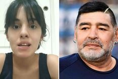 Magalí Gil y Diego Maradona