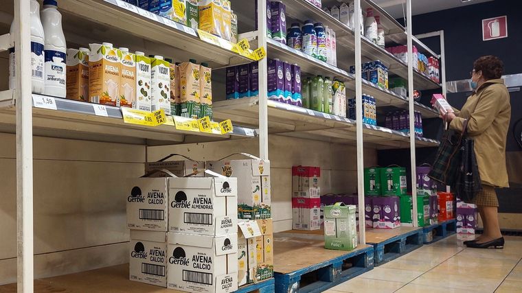 Los alimentos, cada vez más caros en Europa. Foto: Kiratas.
