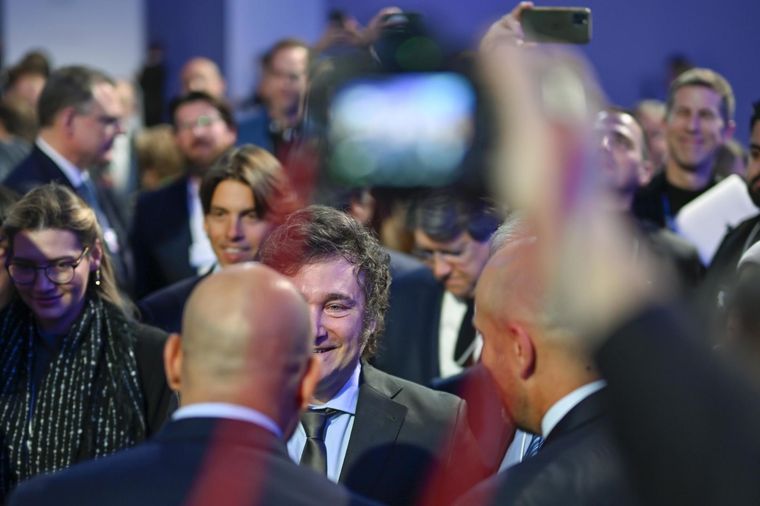 Son días clave para Javier Milei Foto: EFE