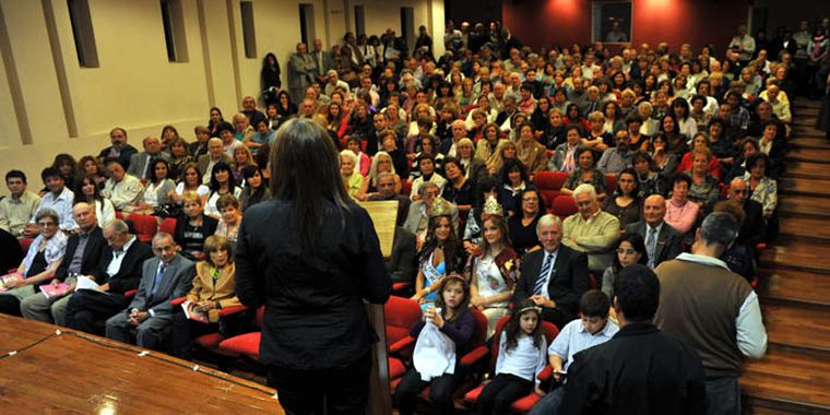 En el Aula Magna de la UNCuyo Foto: Pablo Matar/Mediamza.com