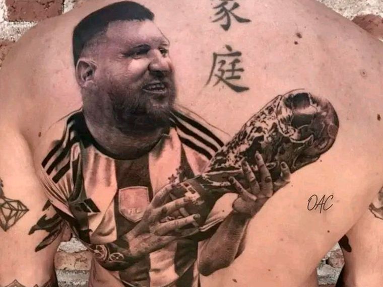 Las redes estallaron con los tatuajes más bizarros con temática del Mundial.