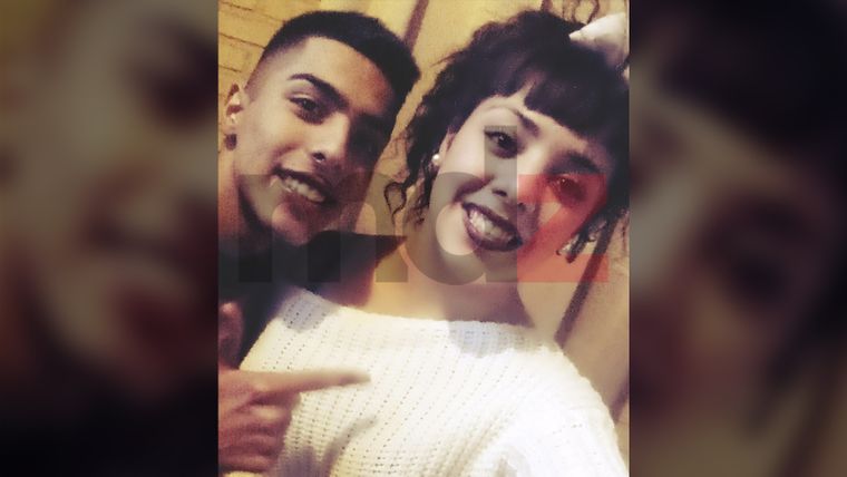 Joel Flores, el joven detenido, y su novia, Geraldina Benítes, víctima de un asesinato a fines del año pasado. 