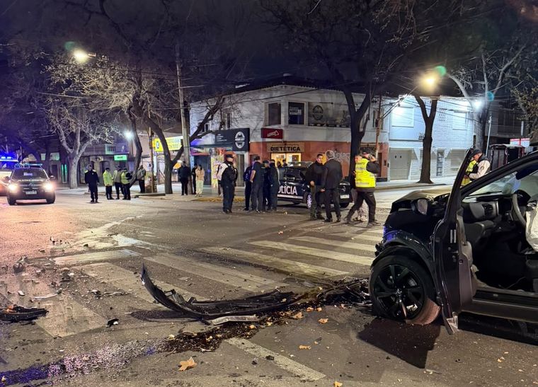 El accidente ocurrió el miércoles por la noche en la intersección de Colón y Perú, en Ciudad. El accidente ocurrió el miércoles por la noche en la intersección de Colón y Perú, en Ciudad.