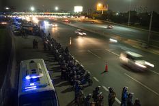 Operativo en la autopista Buenos Aires - La Plata Foto: Brigo Carlos - Télam