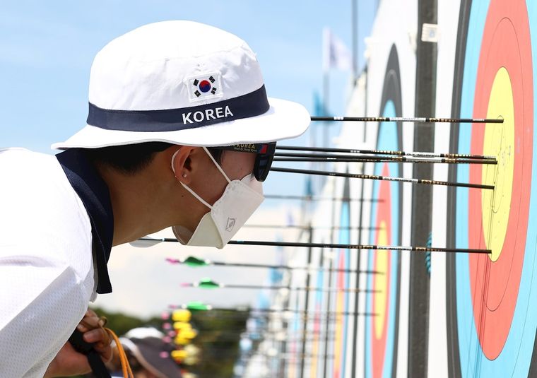 San An estableció el primer récord de Tokio 2020. Foto: EFE