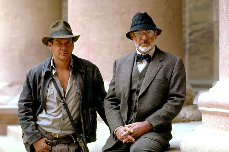 Harrison Ford y Sean Connery