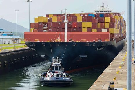 el canal de panama reducira el transito de buques por los efectos de el nino