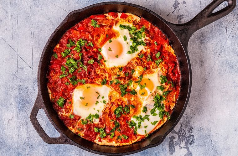 Shakshuka Una receta simple y deliciosa en pocos minutos Foto: Shutterstock