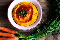 saludable y facil: prepara un exquisto hummus de zanahoria ¡en 3 pasos!