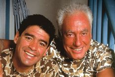 Guillermo Coppola y Diego Maradona tuvieron algunos desencuentros. Foto: Archivo