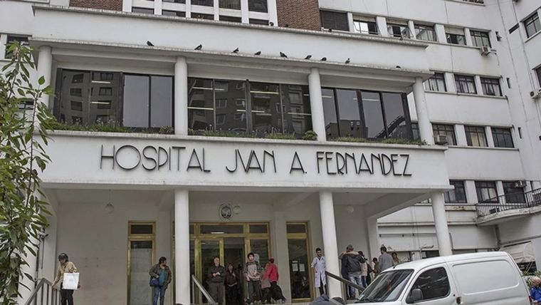 El joven baleado fue trasladado al Hospital Fernández Foto: NA