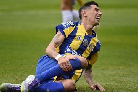 Ángel Di María se lesionó tras el clásico. Ángel Di María se lesionó tras el clásico.