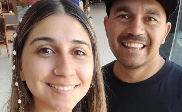 Carla Del Souc y su exnovio, Federico Daniel Acevedo. Foto: Facebook Carla Del Souc