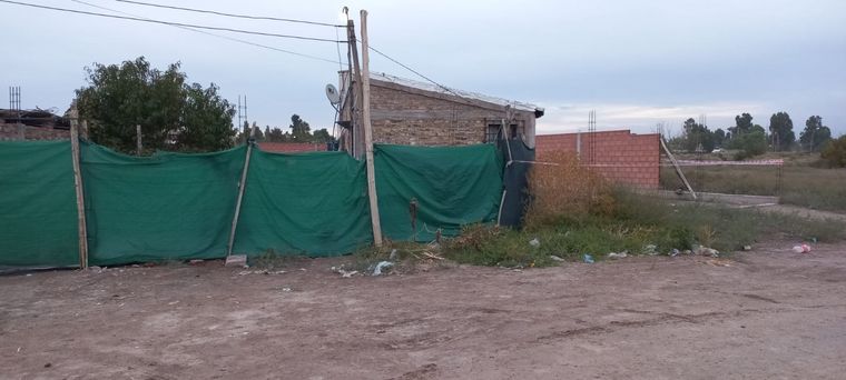 La propiedad en la que ocurrió el crimen, en Guaymallén Foto: Gentileza Matías Pascualetti