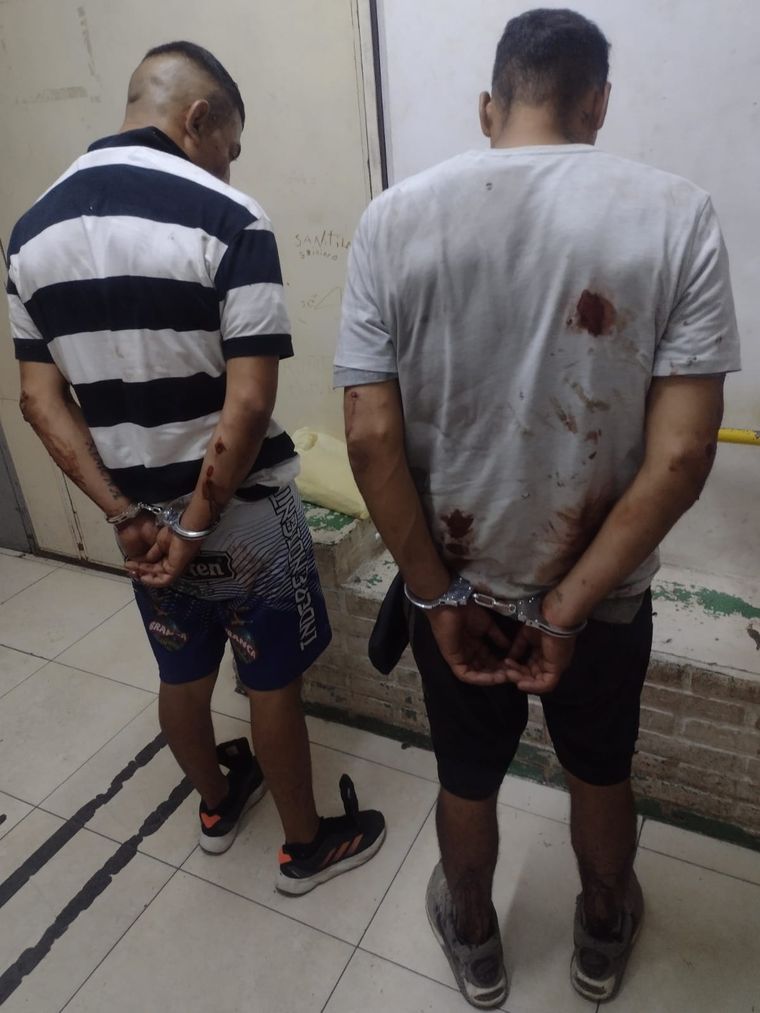 Dos sujetos fueron detenidos luego de una persecución en San Martín Foto: Ministerio de Seguridad de Mendoza