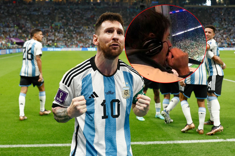 Closs y su preciso relato en el gol de Messi. Foto: EFE