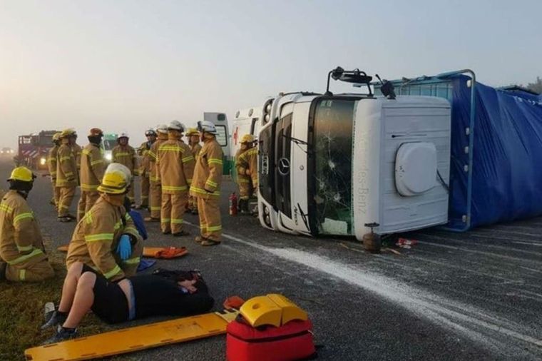 El toro murió en el acto y las personas heridas fueron trasladadas a distintos hospitales