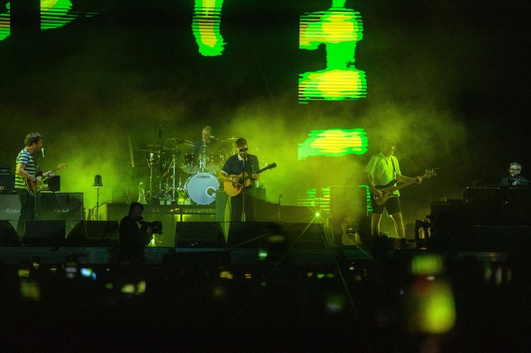 Blur cerró una nueva edición del Primavera Sound. Foto: Twitter @ps_buenosaires. Ph: Mora Alarcón