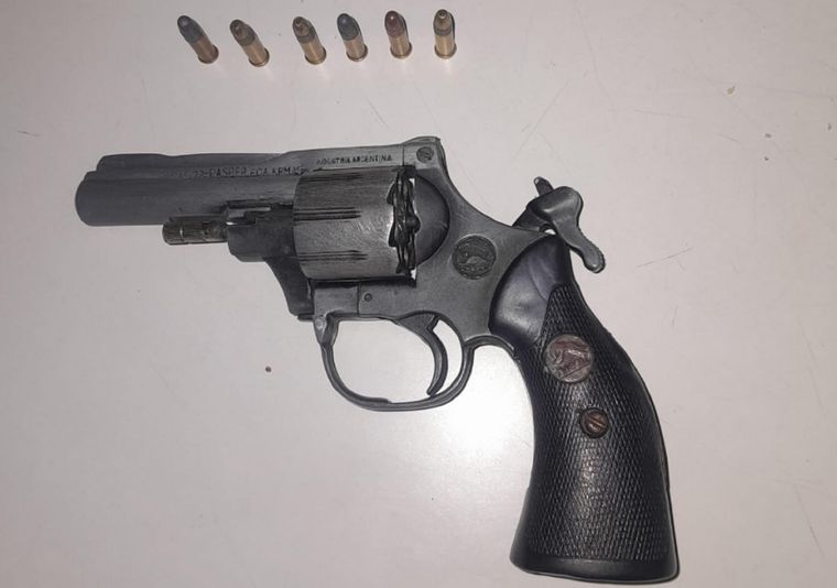 Un revolver calibre 22 fue incautado en Guaymallén