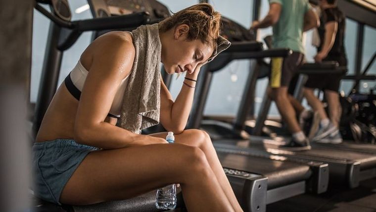 Algunas personas sufren ansiedad con la sola idea de ir al gimnasio. Foto: GETTY IMAGES