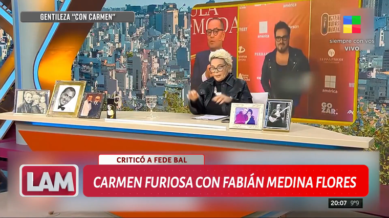 Carmen Barbieri estalló de furia. Foto: captura de video/ América TV. Carmen Barbieri estalló de furia. Foto: captura de video/ América TV.