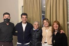 Carlos, Juan Manuel Urtubey, Beatriz Barbera, Isabel Macedo y Carolina Füller.