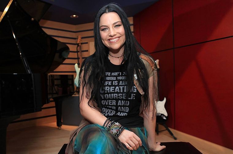 Amy Lee se presentó en Santiago de Chile con su banda Evanescence Foto: Rock & Pop Chile