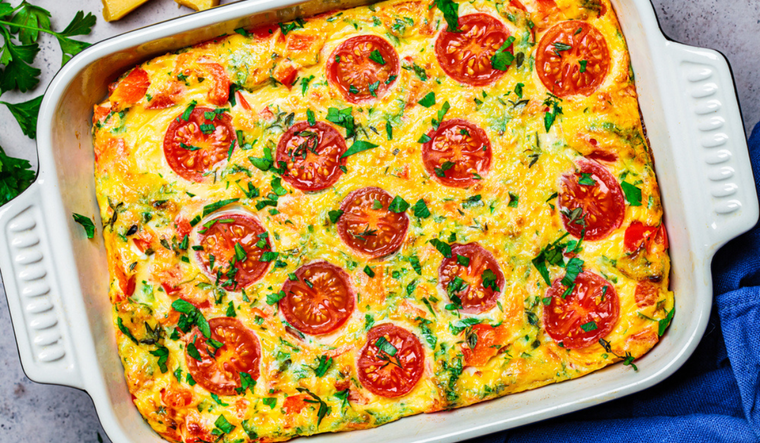 Frittata de vegetales: receta nutritiva y versátil Foto: Shutterstock