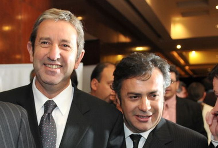 Cornejo junto a Julio Cobos. Foto: Gerardo Gómez/MDZ